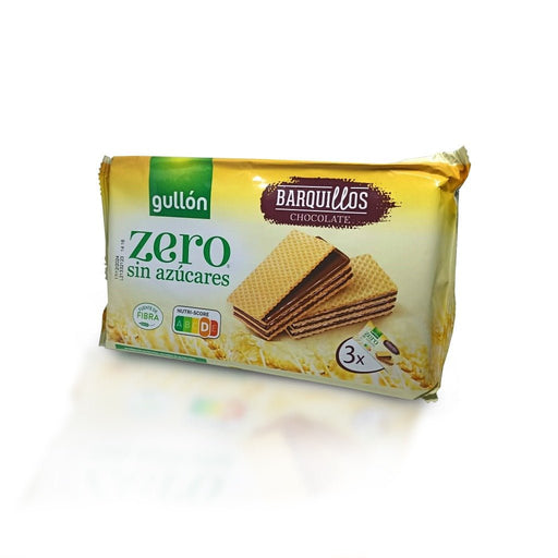 Barquillos de chocolate Zero - sin azucares añadidos-Gullon-210grs - FamilyBox.Store enviar a venezuela ship to venezuela supermercado online venezuela online supermarket