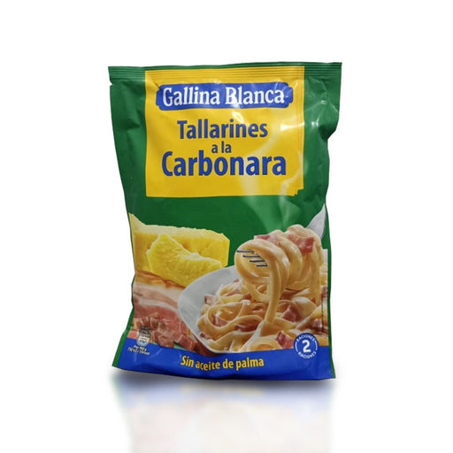 Tallarines a la Carbonara Gallina Blanca - 143gr. - FamilyBox.Store enviar a venezuela ship to venezuela supermercado online venezuela online supermarket