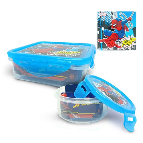 Set de recipientes herméticos Spiderman - 2piezas - FamilyBox.Store enviar a venezuela ship to venezuela supermercado online venezuela online supermarket