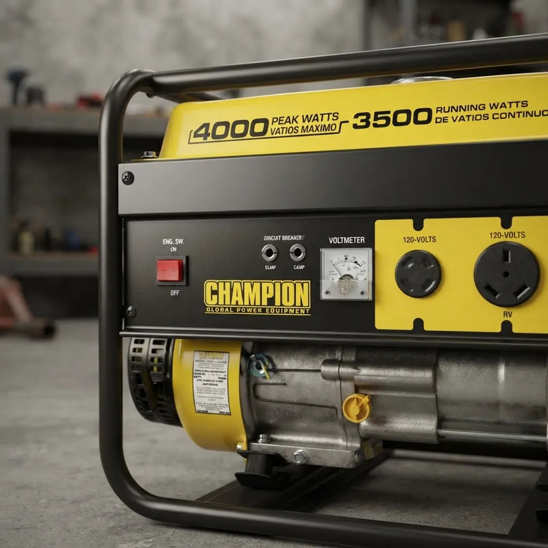 GENERADOR ELÉCTRICO CHAMPION 46596 – 4000W ARRANQUE / 3500W CONTINUOS