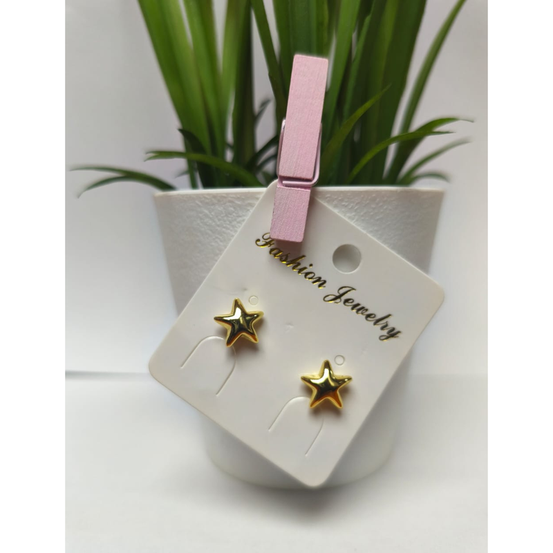 Costume Jewelry Star Pin Earrings
