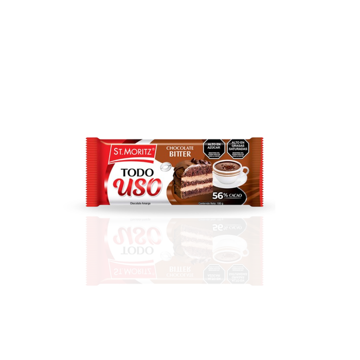 St. Moritz All-Purpose Bitter Chocolate Tablet - 100gr