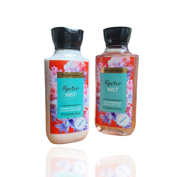 Set Mystic Mist Locion y Shower gel  The 1001 senses - 236ml