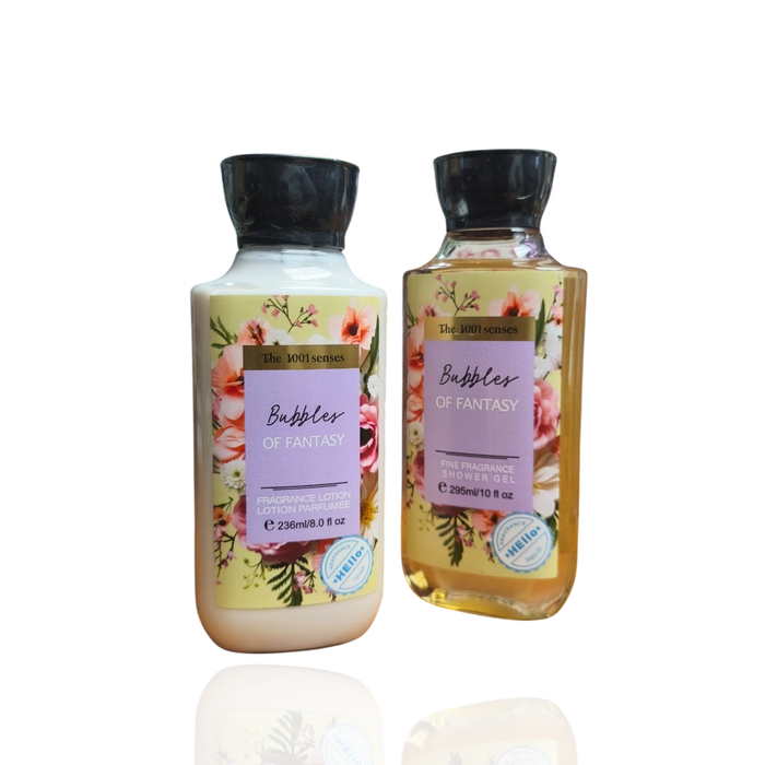 Set Bubbless Of Fantasy Locion y Shower Gel The 1001 senses  - 236ml