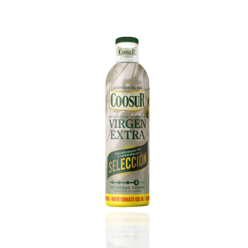 Aceite de Oliva Virgen Extra Seleccion Spray Coosur - 400ml - FamilyBox.Store enviar a venezuela ship to venezuela supermercado online venezuela online supermarket
