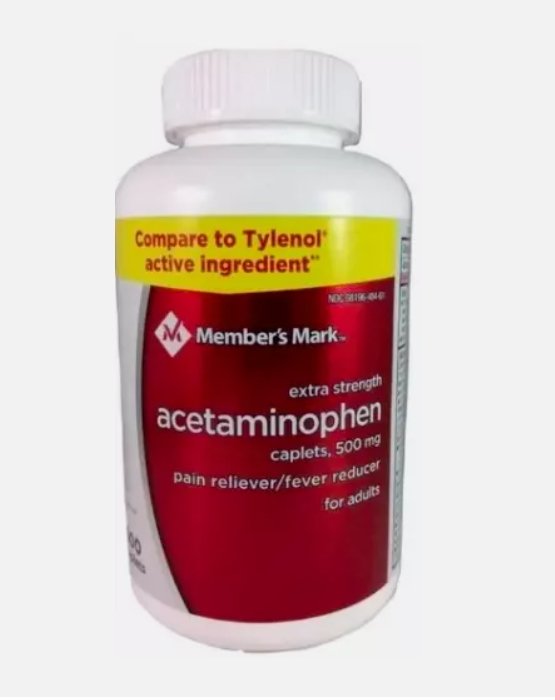 Acetaminofen Member's Mark - 500mg - 600 caplets - FamilyBox.Store enviar a venezuela ship to venezuela supermercado online venezuela online supermarket