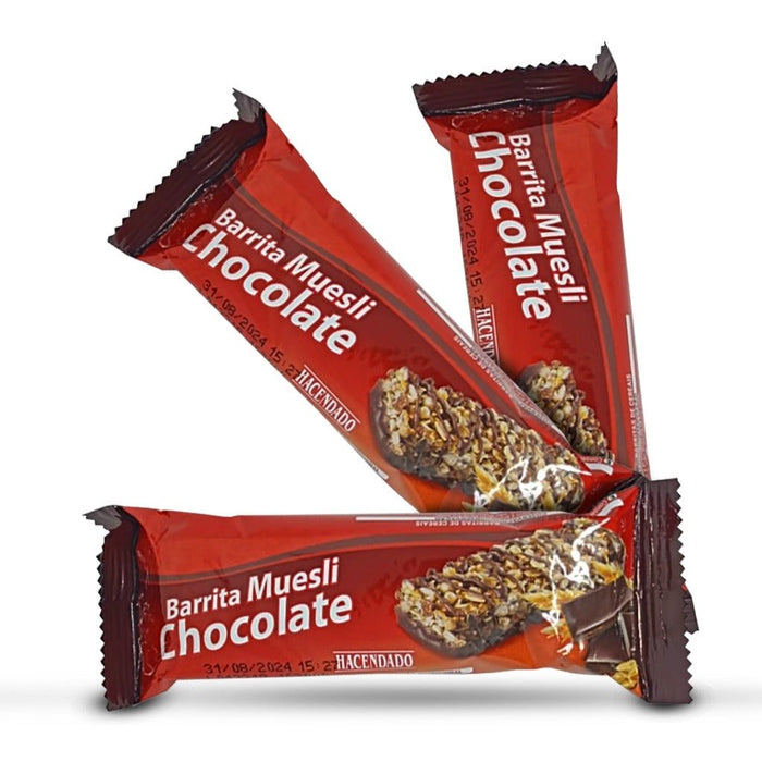 Muesli bar and dark chocolate Hacendado23grs3pack — FamilyBox.Store