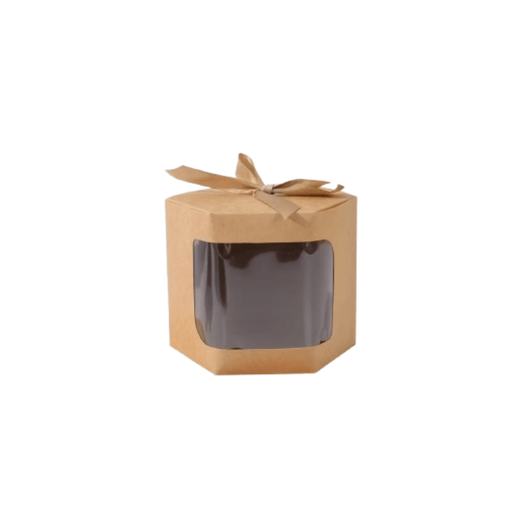 Caja kraft hexagonal - FamilyBox.Store enviar a venezuela ship to venezuela supermercado online venezuela online supermarket