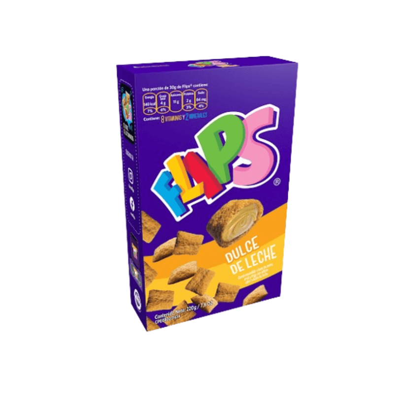 Cereal Flips Dulce de Leche - 220gr - FamilyBox.Store enviar a venezuela ship to venezuela supermercado online venezuela online supermarket