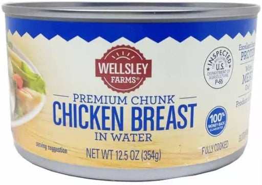 CHUNK CHICKEN BREAST - PREMIUM - WELLSLEY FARMS - LATA 354GR. - FamilyBox.Store enviar a venezuela ship to venezuela supermercado online venezuela online supermarket