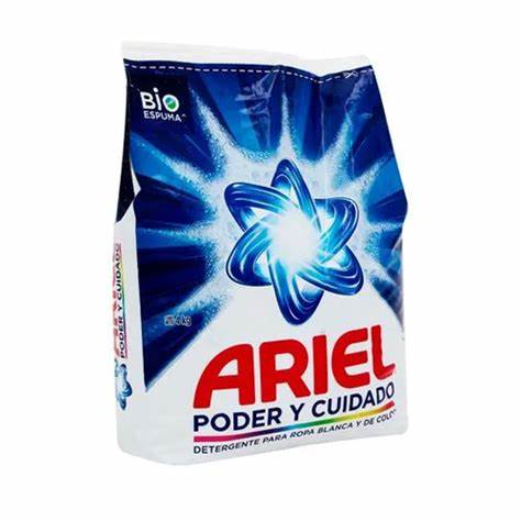 DETERGENTE EN POLVO PODER Y CUIDADO - ARIEL - 800GR. - FamilyBox.Store enviar a venezuela ship to venezuela supermercado online venezuela online supermarket
