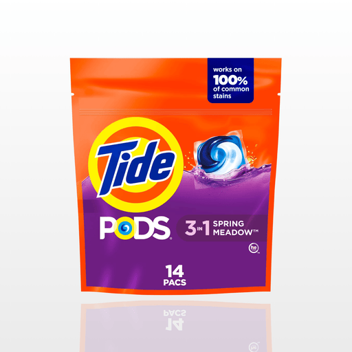 Detergente Tide Pods Spring Meadow 3 en 1 - 14 capsulas - FamilyBox.Store enviar a venezuela ship to venezuela supermercado online venezuela online supermarket