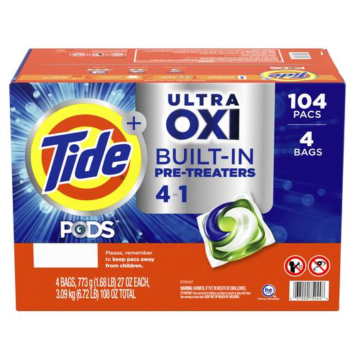 Detergente Tide Pods Ultra Oxi 4 en 1 capsulas - Caja 4 bags - FamilyBox.Store enviar a venezuela ship to venezuela supermercado online venezuela online supermarket