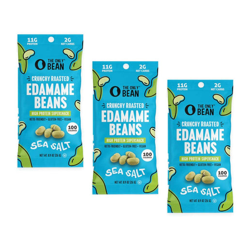 Edamame crunchy roasted The Only Bean - 26gr. - 3pack - FamilyBox.Store enviar a venezuela ship to venezuela supermercado online venezuela online supermarket