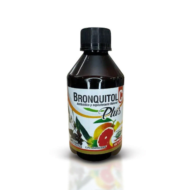 EXPECTORANTE Y ANTIBIOTICO NATURAL - BRONQUITOL PLUS C - 180ML - FamilyBox.Store enviar a venezuela ship to venezuela supermercado online venezuela online supermarket