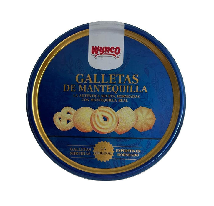 GALLETAS DE MANTEQUILLA LATA - WYNCO - 115GR. - FamilyBox.Store enviar a venezuela ship to venezuela supermercado online venezuela online supermarket