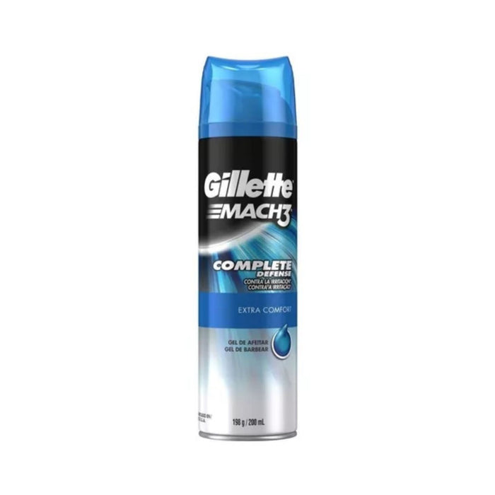 GEL DE AFEITAR PARA HOMBRE - GILLETTE MACH3 - EXTRA CONFORT - 200ML. - FamilyBox.Store enviar a venezuela ship to venezuela supermercado online venezuela online supermarket