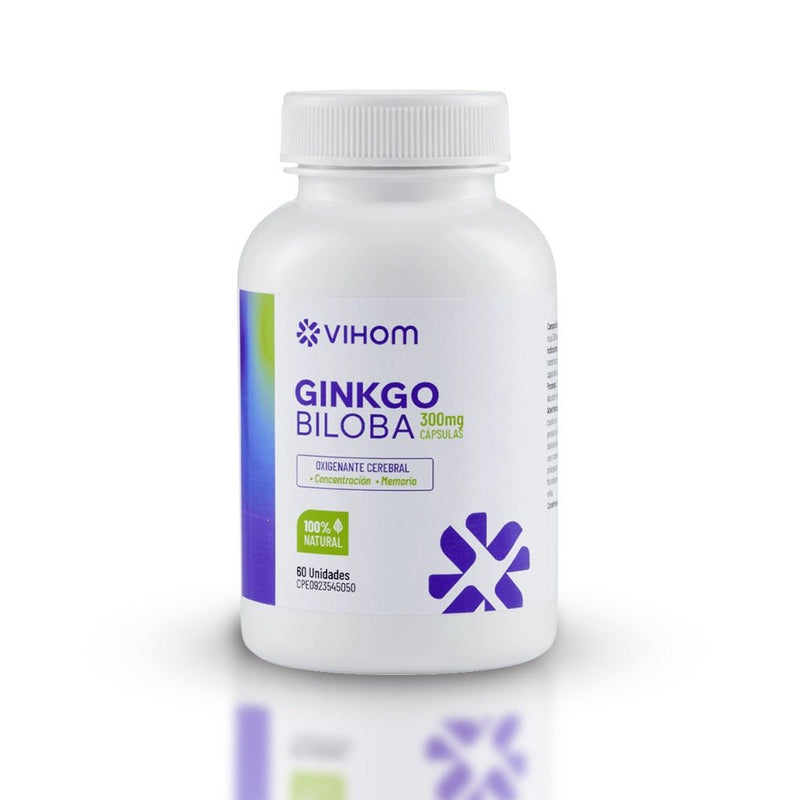 GINKGO BILOBA - VIHOM - 60 CAPSULAS - FamilyBox.Store enviar a venezuela ship to venezuela supermercado online venezuela online supermarket