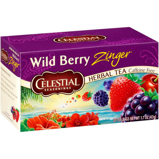 Infusión Celestial Tea WildBerry zinger - 20unds - FamilyBox.Store enviar a venezuela ship to venezuela supermercado online venezuela online supermarket