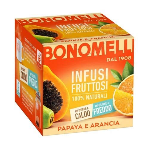 Infusión de payaya y naranja Bonomelli - 12 unds. - FamilyBox.Store enviar a venezuela ship to venezuela supermercado online venezuela online supermarket