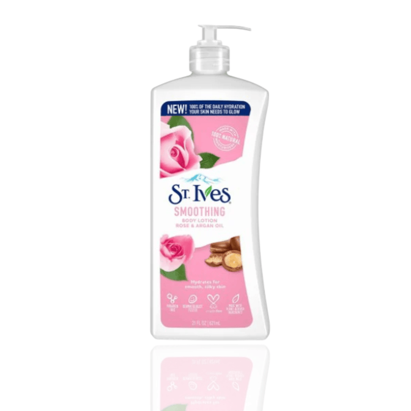 Locion Corporal St. Ives Rosa & Aragan Oil - 621ml - FamilyBox.Store enviar a venezuela ship to venezuela supermercado online venezuela online supermarket