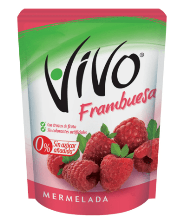 MERMELADA DE FRAMBUESA 0%AZUCAR - VIVO - 200GR - FamilyBox.Store enviar a venezuela ship to venezuela supermercado online venezuela online supermarket