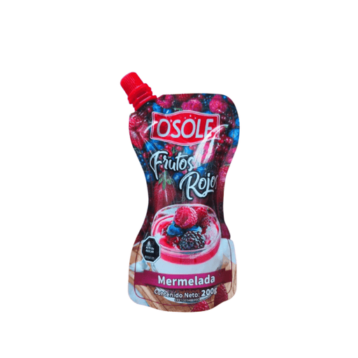 Mermelada O´sole Frutos Rojos - 200gr - FamilyBox.Store enviar a venezuela ship to venezuela supermercado online venezuela online supermarket