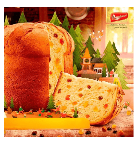 Panettone Bauducco Mini - Frutas Confitadas - Masa Madre - 80gr - FamilyBox.Store enviar a venezuela ship to venezuela supermercado online venezuela online supermarket