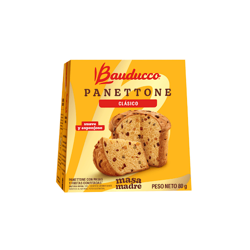 Panettone Bauducco Mini - Frutas Confitadas - Masa Madre - 80gr - FamilyBox.Store enviar a venezuela ship to venezuela supermercado online venezuela online supermarket