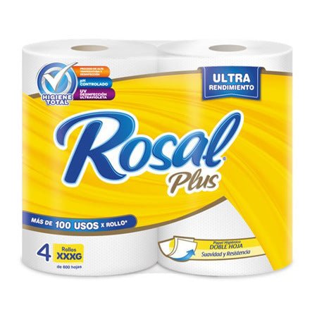 Papel higienico Rosal Plus - 4rollos - FamilyBox.Store enviar a venezuela ship to venezuela supermercado online venezuela online supermarket