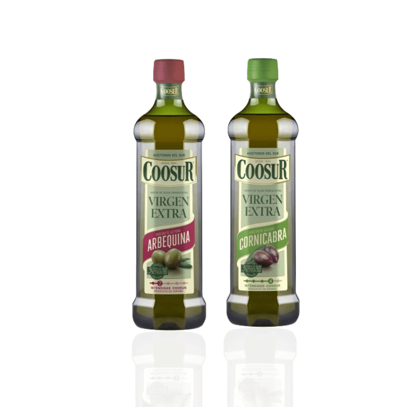 Promoción Aceite de Oliva Coosur (Arbequina - Cornicabra) - FamilyBox.Store enviar a venezuela ship to venezuela supermercado online venezuela online supermarket