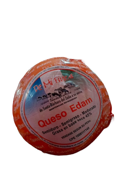 QUESO AMARILLO TIPO EDAM (DE BOLA) - DE MI FINCA - 1 KG - FamilyBox.Store enviar a venezuela ship to venezuela supermercado online venezuela online supermarket