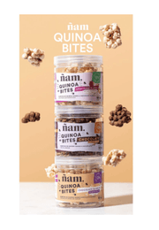 QUINOA BITES - CHOCOLATE BLANCO - GALLETAS MARIA - ÑAM - 50GRS - FamilyBox.Store enviar a venezuela ship to venezuela supermercado online venezuela online supermarket