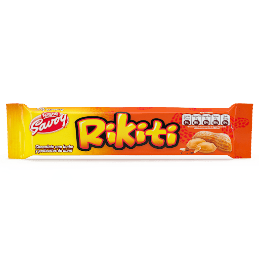 RIKITI - CHOCOLATE CON LECHE Y MANI - 30GRS - FamilyBox.Store enviar a venezuela ship to venezuela supermercado online venezuela online supermarket