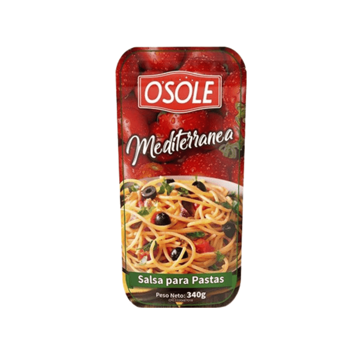 Salsa para pastas O´SOLE Mediterranea - 340gr - FamilyBox.Store enviar a venezuela ship to venezuela supermercado online venezuela online supermarket