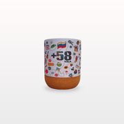 Taza de ceremica con base de corcho +58 - FamilyBox.Store enviar a venezuela ship to venezuela supermercado online venezuela online supermarket