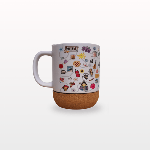 Taza de ceremica con base de corcho +58 - FamilyBox.Store enviar a venezuela ship to venezuela supermercado online venezuela online supermarket