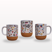 Taza de ceremica con base de corcho +58 - FamilyBox.Store enviar a venezuela ship to venezuela supermercado online venezuela online supermarket
