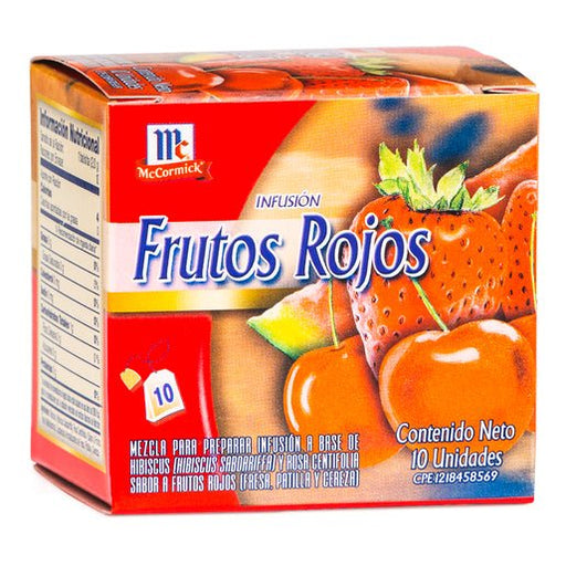 Te McCormick - Frutos Rojos - 10 Sobres - FamilyBox.Store enviar a venezuela ship to venezuela supermercado online venezuela online supermarket