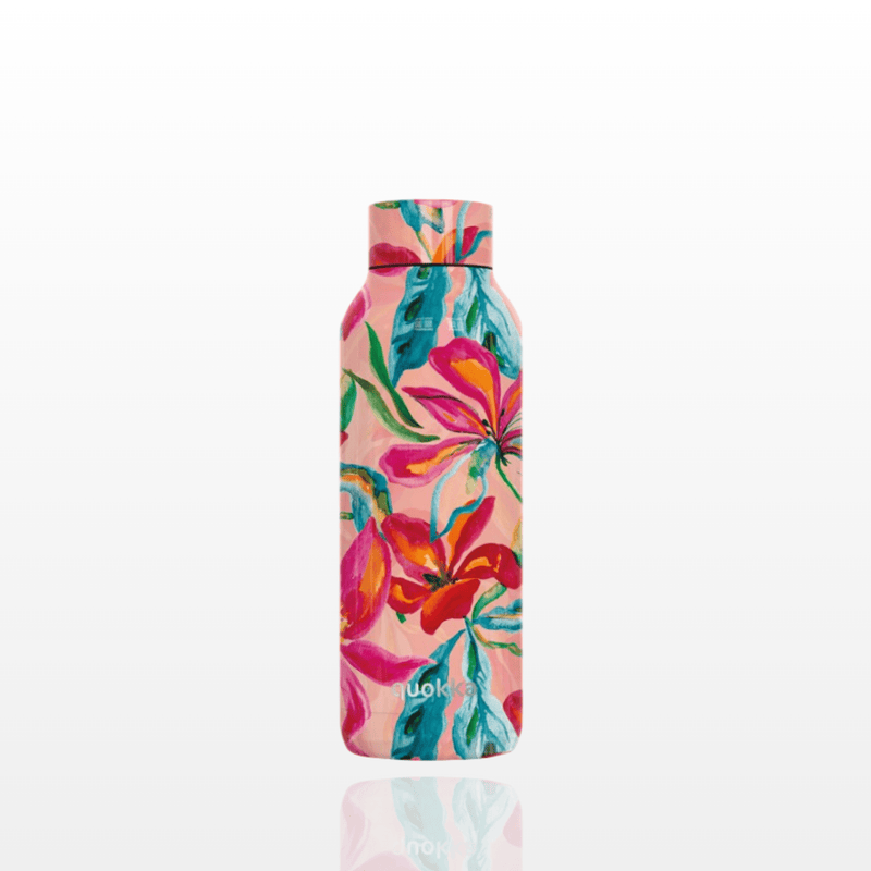Termo de Acero Inoxidable Quokka Solid Tropical Blomm - 510 - FamilyBox.Store enviar a venezuela ship to venezuela supermercado online venezuela online supermarket
