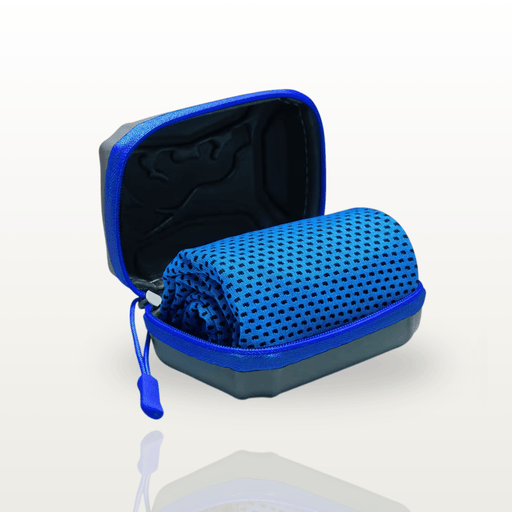 Toalla Deportiva de Secado Rapido con estuche - Azul - FamilyBox.Store enviar a venezuela ship to venezuela supermercado online venezuela online supermarket