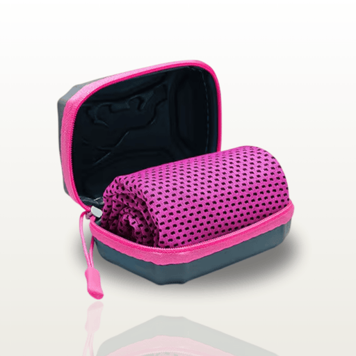 Toalla Deportiva de Secado Rapido con estuche - Fucsia - FamilyBox.Store enviar a venezuela ship to venezuela supermercado online venezuela online supermarket