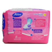 TOALLAS SANITARIAS - ALIVE - NORMAL - CON ALAS - 8 UNDS - FamilyBox.Store enviar a venezuela ship to venezuela supermercado online venezuela online supermarket