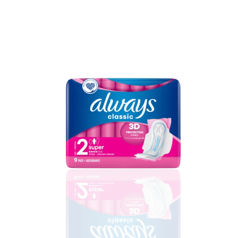 Toallas sanitarias Always classic - 9 unds. - FamilyBox.Store enviar a venezuela ship to venezuela supermercado online venezuela online supermarket