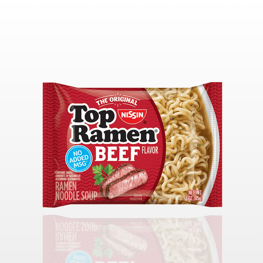 Top Ramen Noodles carne NISSIN -85gr - FamilyBox.Store enviar a venezuela ship to venezuela supermercado online venezuela online supermarket