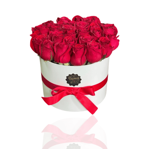 Velvet Round Box Arreglos Rosas Rojas (Solo Caracas) - FamilyBox.Store enviar a venezuela ship to venezuela supermercado online venezuela online supermarket