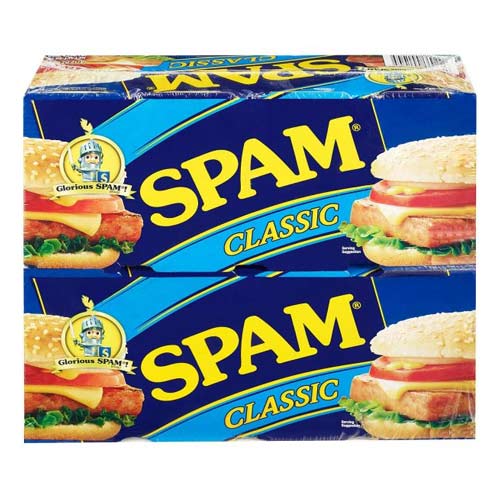 Carne enlatada SPAM Classic - Paquete 8 unidades - (340gr c/u) - FamilyBox.Store enviar a venezuela ship to venezuela supermercado online venezuela online supermarket