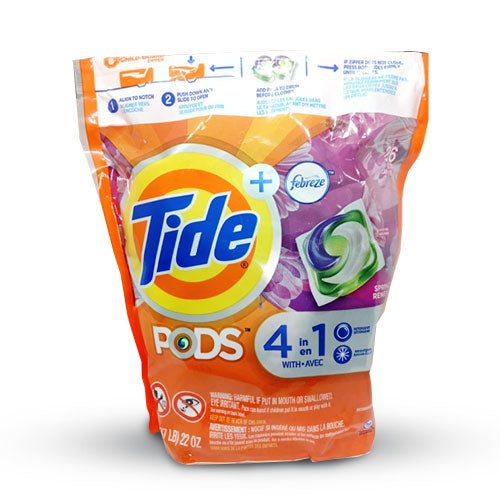 Detergente en capsulas Tide Pods 4 en 1 con Febreze - 26 pods - FamilyBox.Store enviar a venezuela ship to venezuela supermercado online venezuela online supermarket