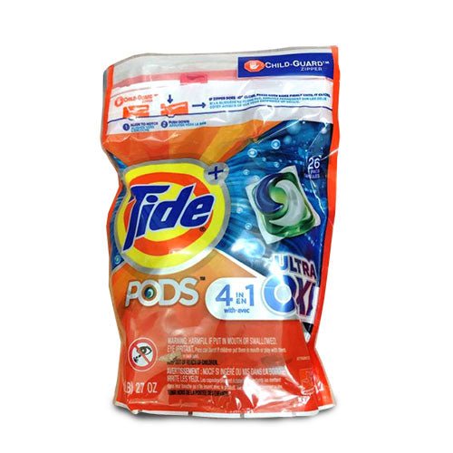Detergente en capsulas Tide Pods Ultra Oxi 4 en 1 - 26 capsulas - FamilyBox.Store enviar a venezuela ship to venezuela supermercado online venezuela online supermarket