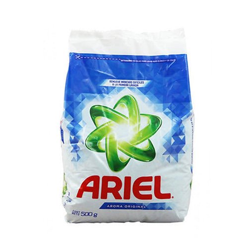 Detergente en polvo Ariel aroma original - 500grs - FamilyBox.Store enviar a venezuela ship to venezuela supermercado online venezuela online supermarket